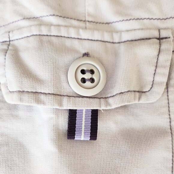 Y2K purple denim cargo mini skirt - Picture 4 of 4